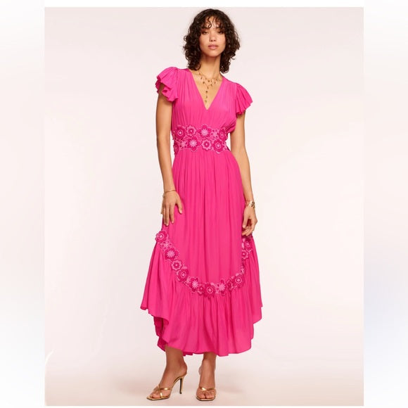 Ramy Brook Short Sleeve Maxi Dress